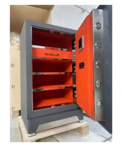 Két sắt Kassler 100LS6 Đen, nội thất cam