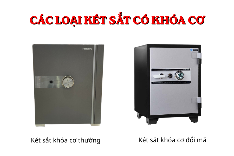 So sánh két sắt khóa cơ thường và khóa cơ đổi mã