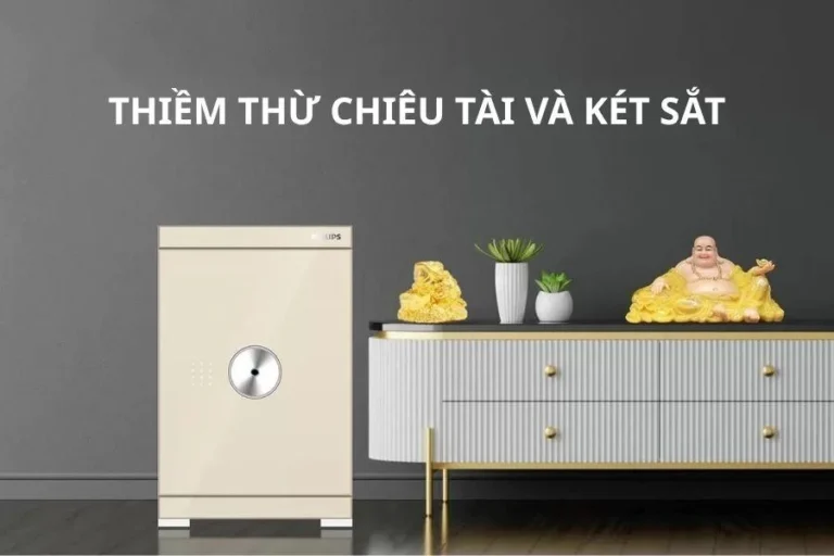 Thiềm Thừ chiêu tài và két sắt