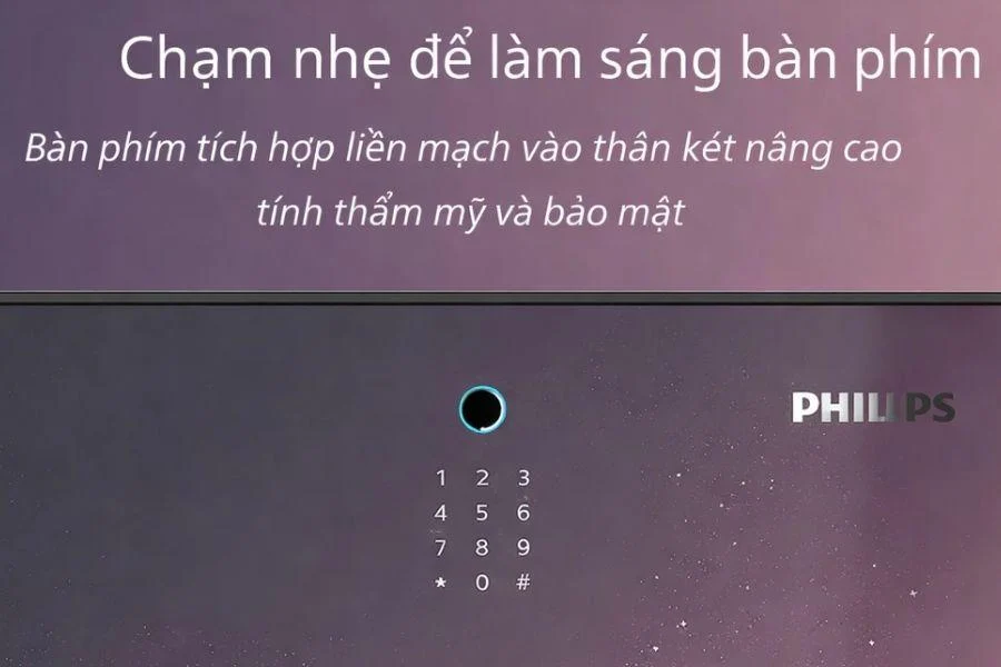 Thêm vân tay mới cho két sắt Philips SBX501 với 4 bước đơn giản