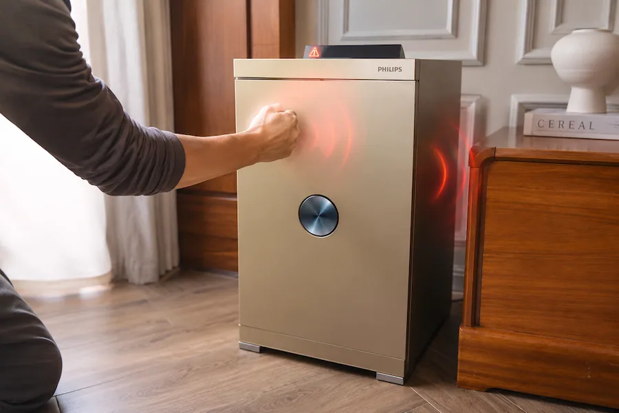 Minh hoạ hướng dẫn xoá toàn bộ vân tay và mã số đã cài đặt