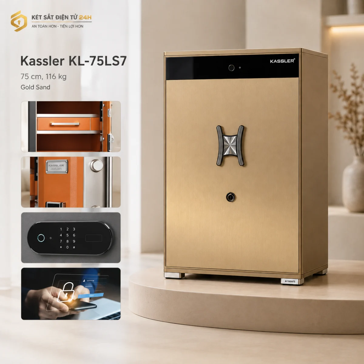 Kassler KL-75LS7 - 75 cm, 116 kg