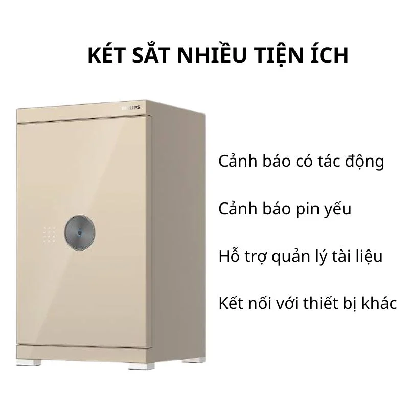 Két sắt có nhiều tiện ích kèm theo