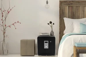 Két sắt mini trong không gian gia đình