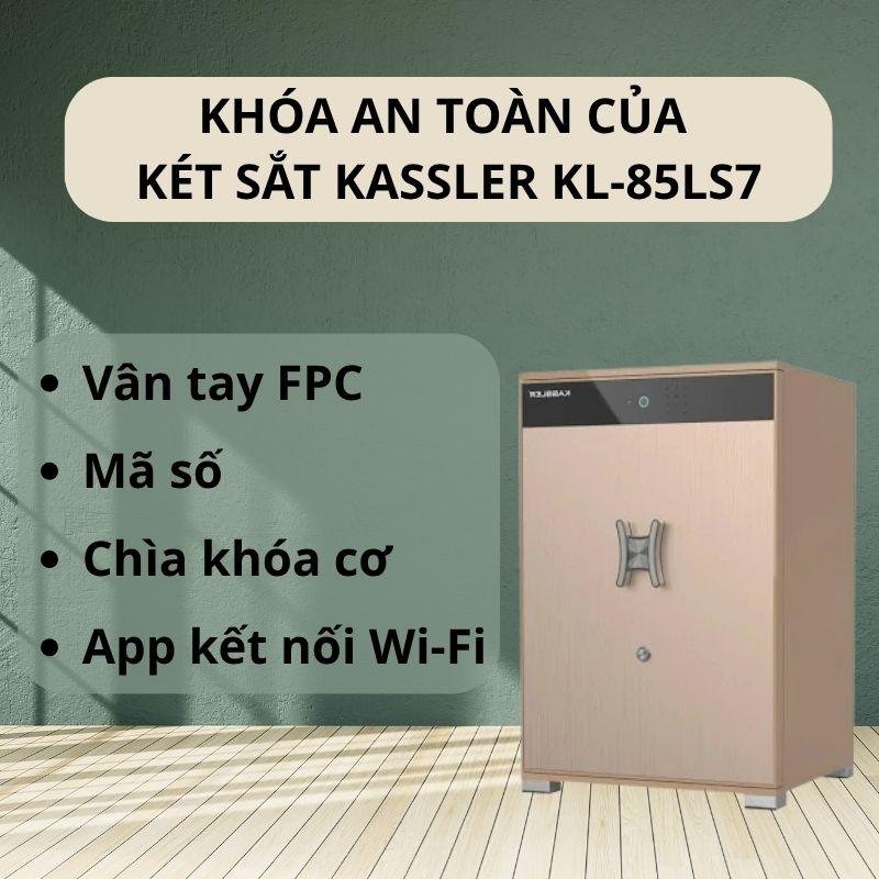 Khóa an toàn của két sắt Kassler KL-85LS7