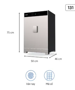 Két sắt Philips SBX701-7B0, kích thước 75 x 50 x 46 cm, khối lượng 131 kg
