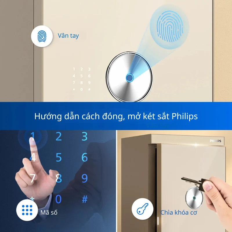 Mật khẩu mở két không nên sử dụng các chuỗi dễ đoán