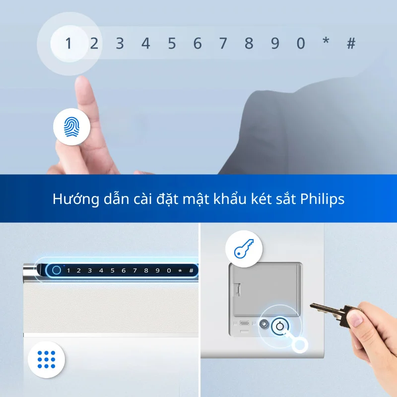 Người dùng nên cất chìa tại vị trí riêng biệt và dễ lấy khi cần