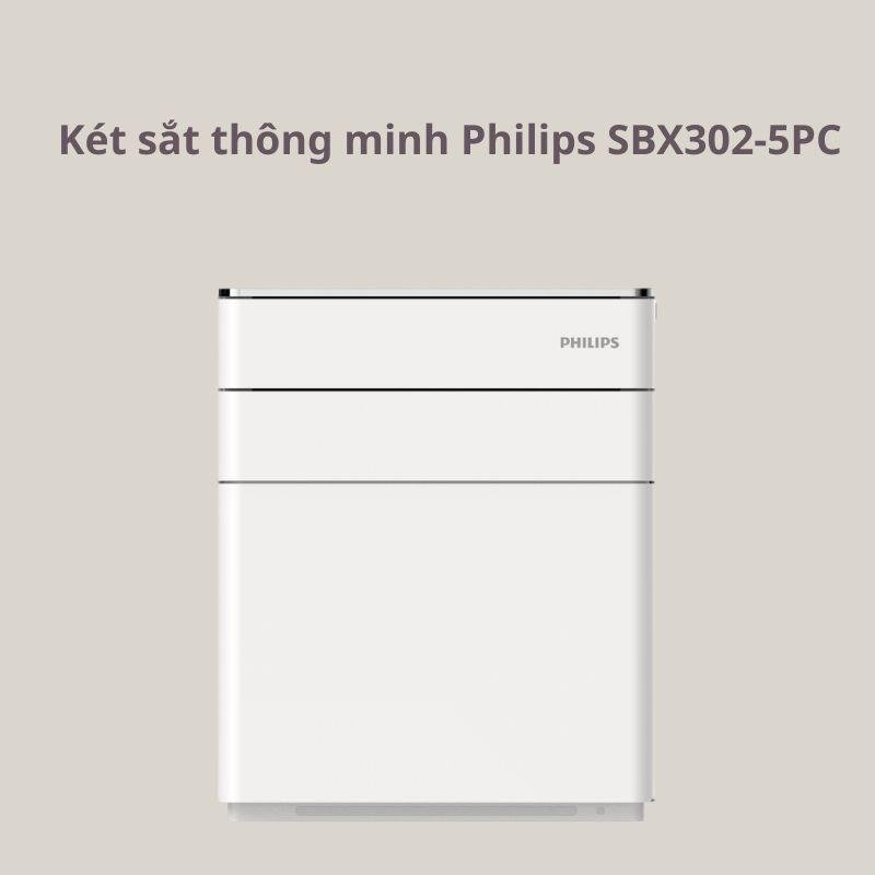 Két sắt thông minh Philips SBX302-5PC