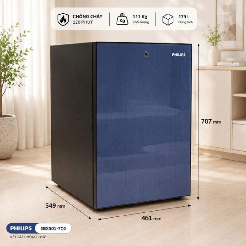 Két sắt Philips SBX501-7C0