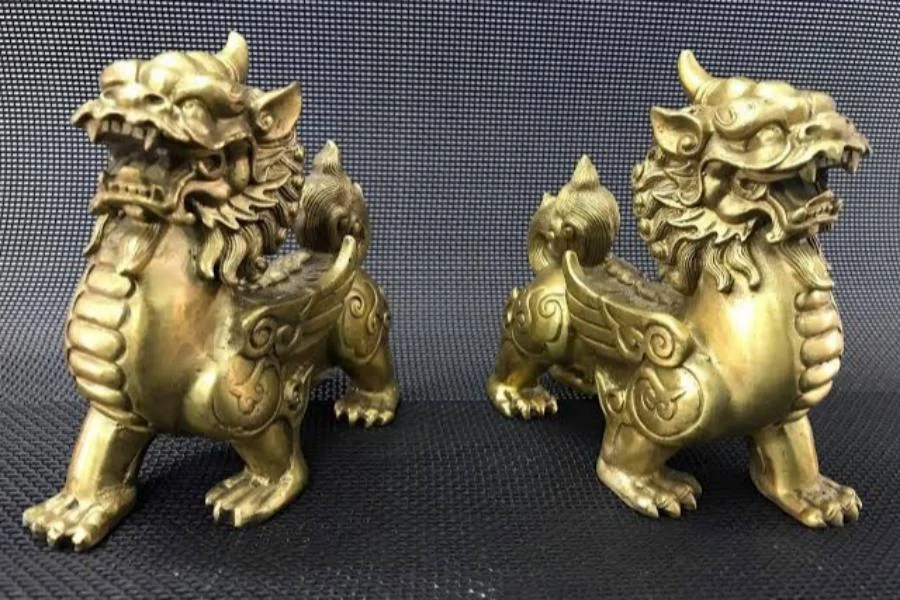 Sự xuất hiện của Tỳ Hưu bên cạnh két sắt