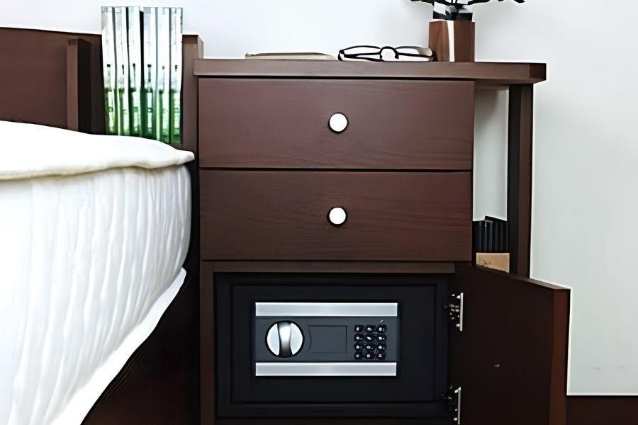 Đặt ẩn két sắt trong hộc tủ quần áo
