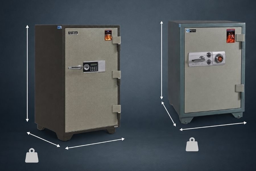 Két có kích thước tương đương không nhất thiết phải có cùng trọng lượng
